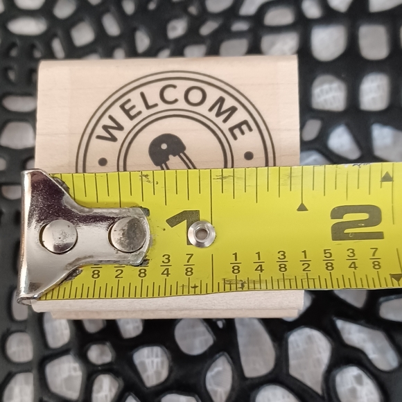 (4) 2006 STAMPIN' UP!  FROM "RIVETING" WOOD MOUNTED RUBBER STAMP SET RETIRED - Picture 2 of 4